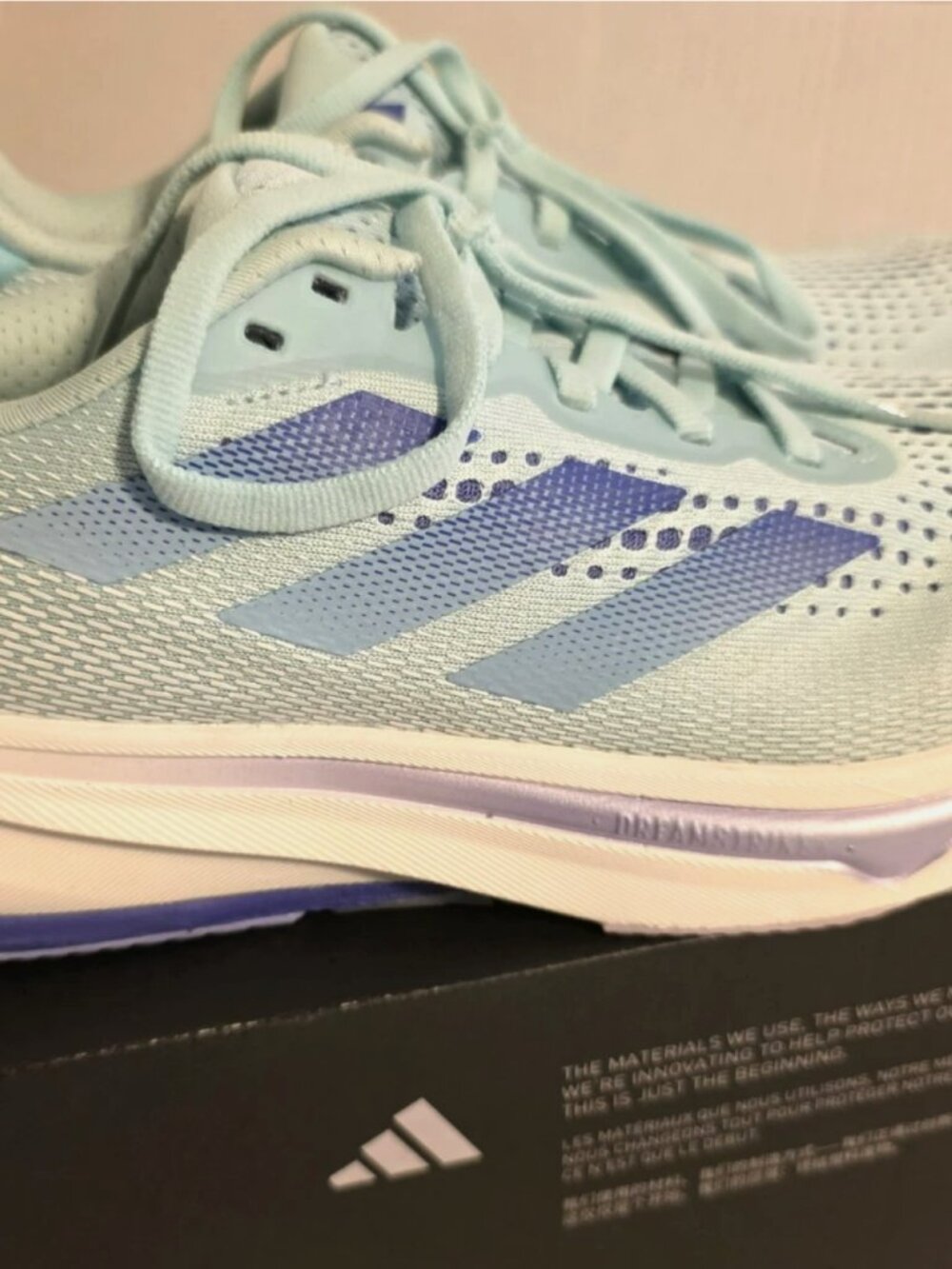 adidas Supernova Rise Womens Running Shoes Semi Flash Aqua Blue ID3595 NIB 6.5